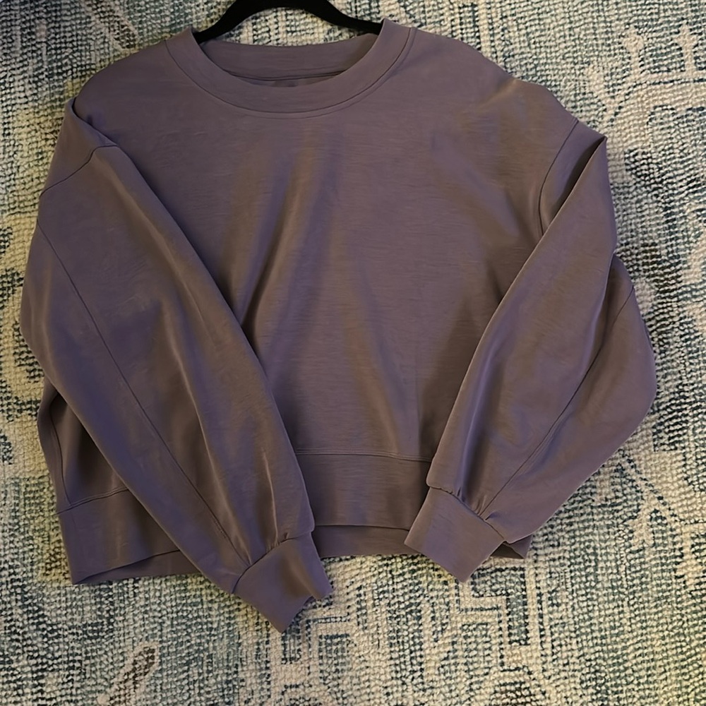 Lululemon Softstreme Perfectly Oversized Cropped Crew